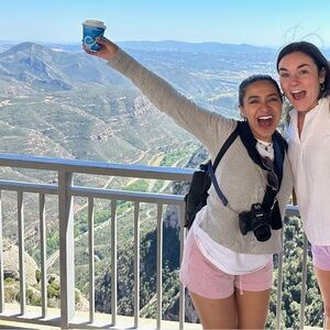 red and white vertical striped shorts